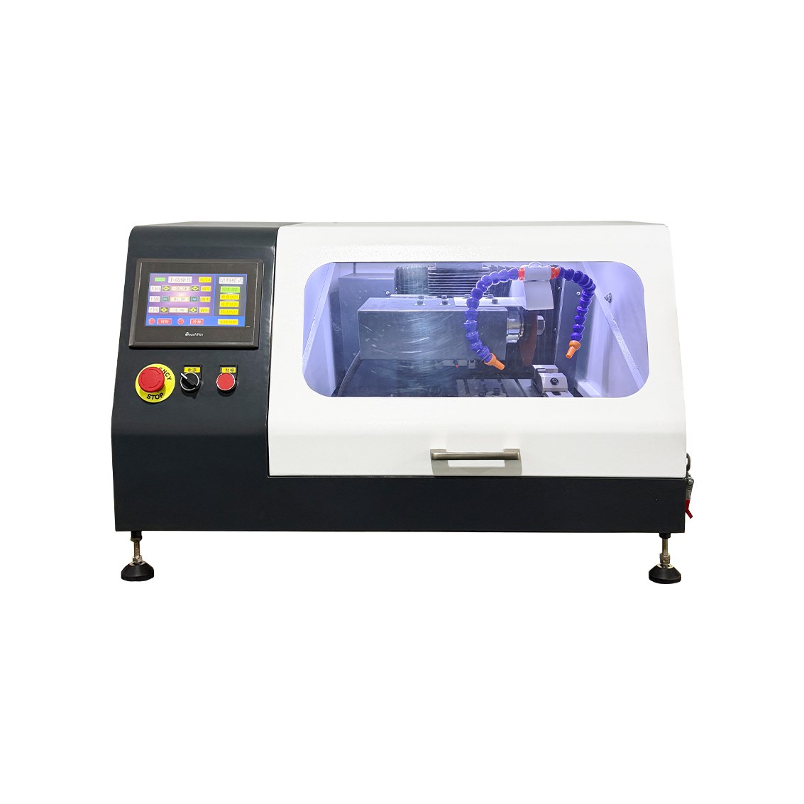 ZQ-50DWE智能自动精密切割机 - 立地高速,彩色触摸屏控制,微小件精密切割